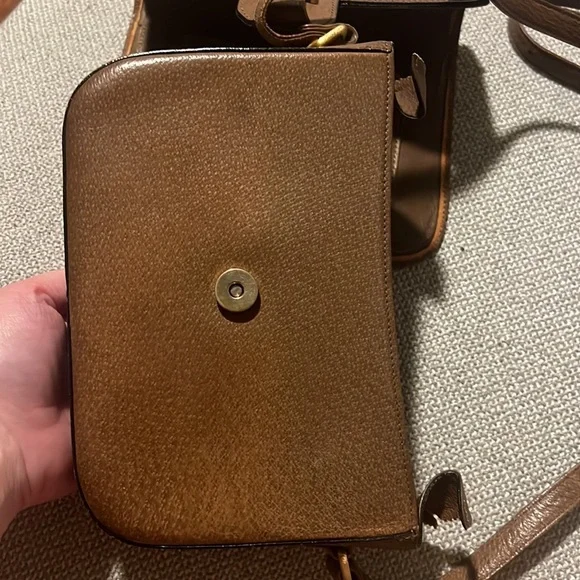 Valentino Garavani Vintage PROJECT Brown Leather Crossbody Bag - Picture 10 of 17